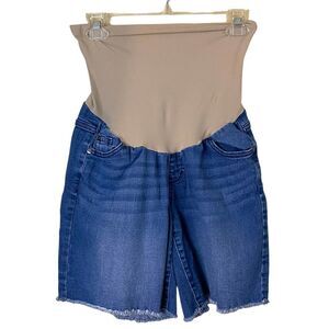 Indigo Blue Maternity Shorts Size XS